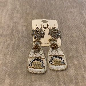 Champagne Bottle Earrings